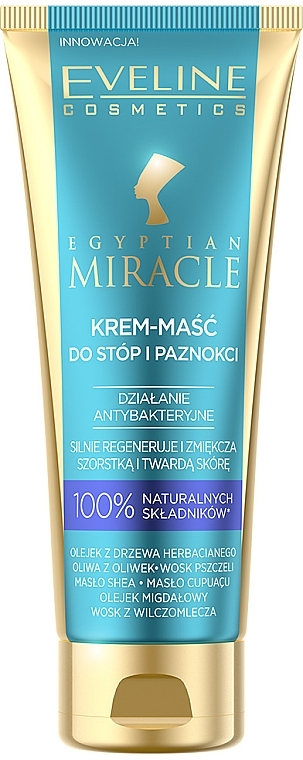 Foot Cream Mask - Eveline Cosmetics Egyptian Miracle — photo N1