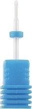 Fragrances, Perfumes, Cosmetics Ceramic Nail Drill Bit "Flame", blue - Tufi Profi