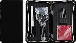 Hair Cutting Scissors, black lacquered case - Olivia Garden PrecisionCut 5.0 — photo N2