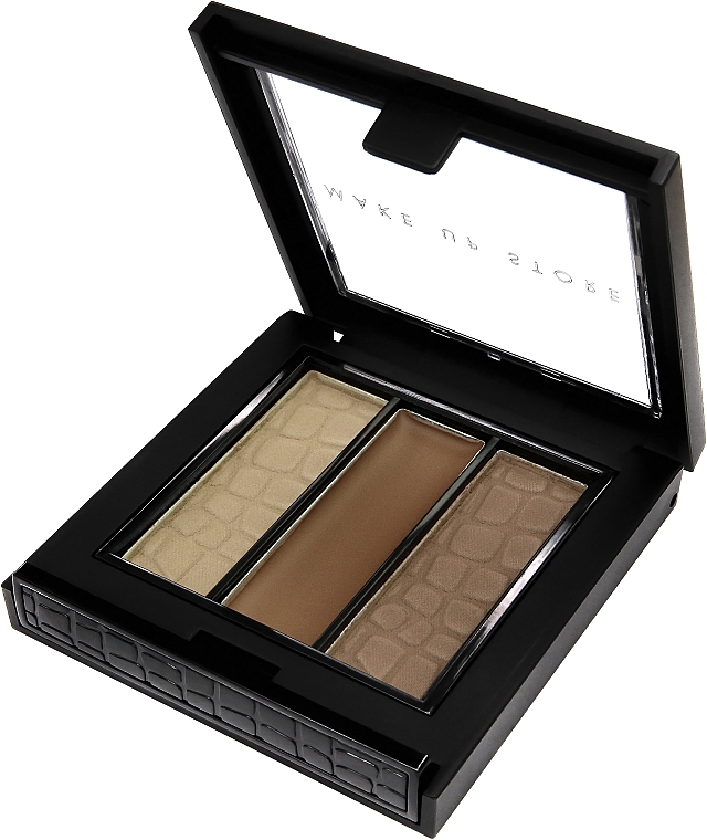 Eyebrow Makeup Palette - Make Up Store Premium Trio Brow — photo N1