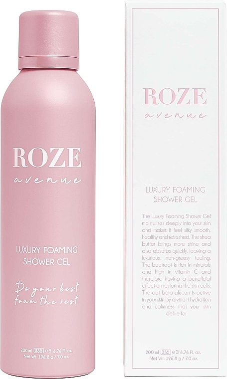 Luxurious Foaming Shower Gel - Roze Avenue Luxury Foaming Shower Gel — photo N2