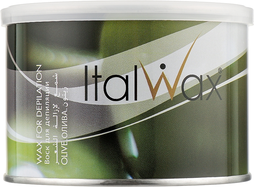 Warm Depilation Wax in Jar "Olive" - ItalWax — photo N1