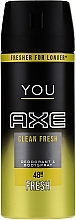 Deodorant-Spray - Axe You Clean Fresh Deodorant Spray — photo N1