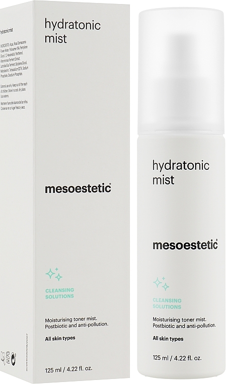 Moisturizing Face Mist - Mesoestetic Cleansing Solutions Hydratonic Mist — photo N2