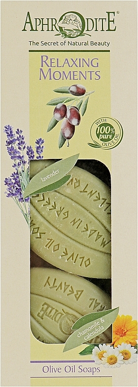 Gift Set 'Time to Relax' - Aphrodite Relaxing Moments (soap/2x85g) — photo N2