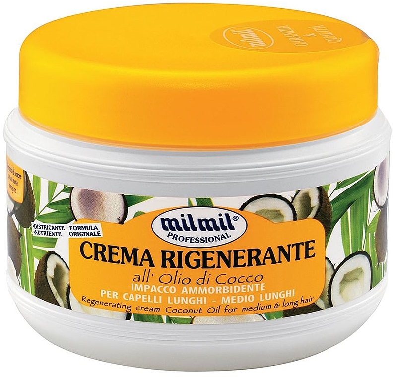 Coconut Hair Mask - Mil Mil Crema Rigenerante All'Olio Di Cocco — photo N1