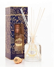 Fragrances, Perfumes, Cosmetics Reed Diffuser - Portus Cale Festive Blue Fragrance Diffuser Clear Glass