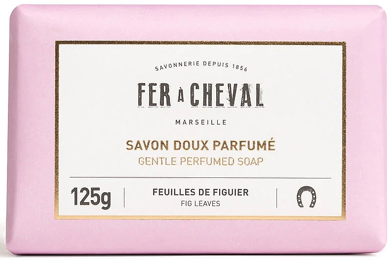 Marseille Gentle Perfumed Soap - Fig Leaves - Fer A Cheval Gentle Perfumed Soap Fig Leaves — photo N1