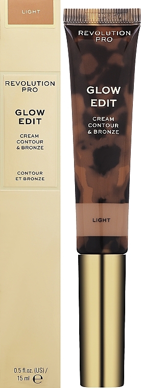 Cream Bronzer Corrector - Revolution Pro Glow Edit Cream Contour & Bronze — photo N2