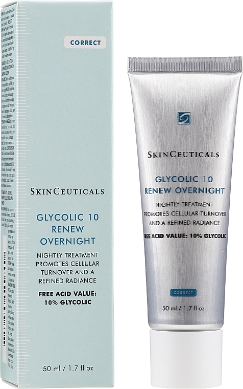 Night Face Cream - SkinCeuticals Glycolic 10 Renew Overnight Cream — photo N2