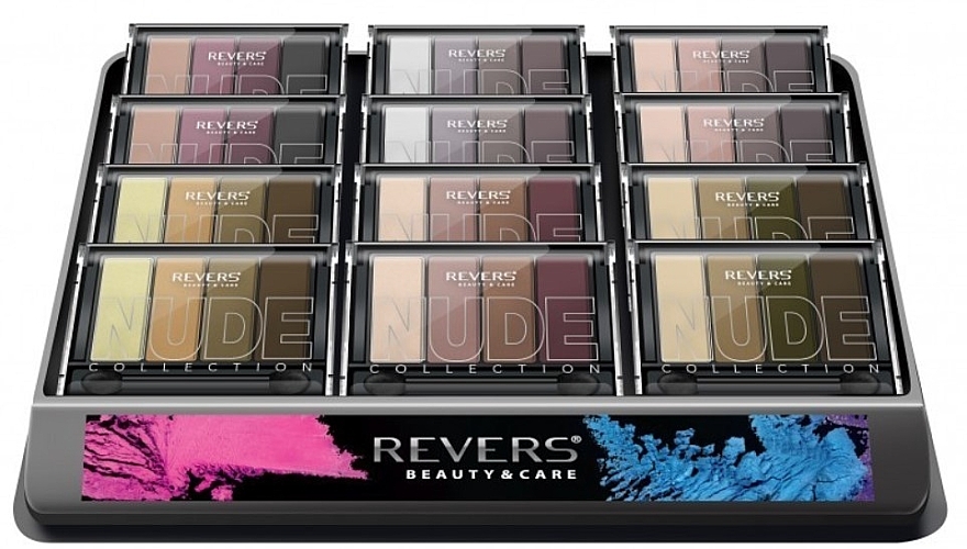 Revers Galant Nude Collection Set 1 M (12x6g) - Eyeshadow Set — photo N1