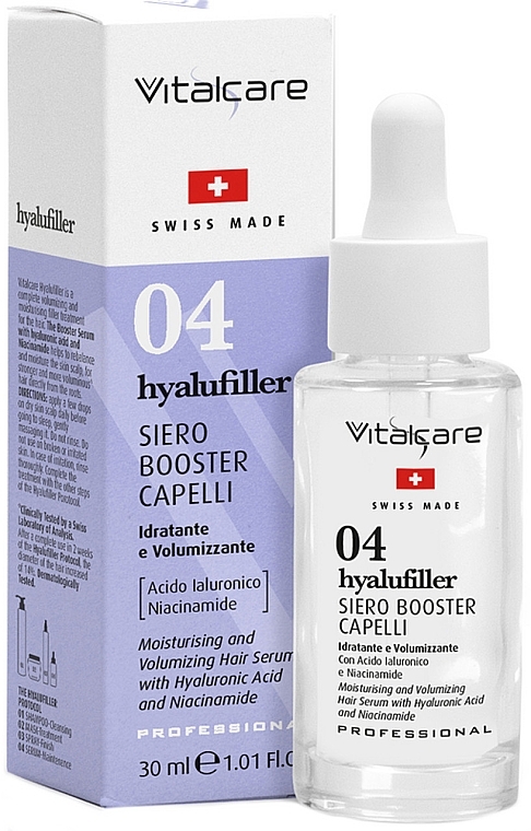 Hair Booster Serum - Vitalcare Professional Hyalufiller Made In Swiss Hair Booster Serum — photo N1