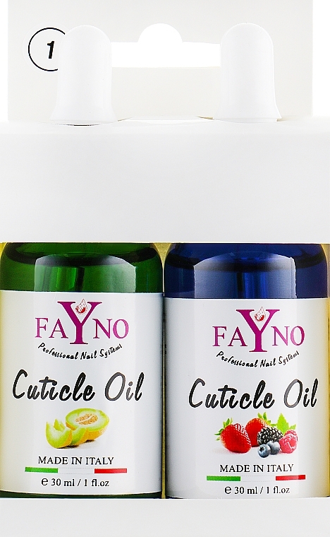 Cuticle Oil Set #1 "Melon+Berry Mix" - Fayno Cuticle Oil — photo N1