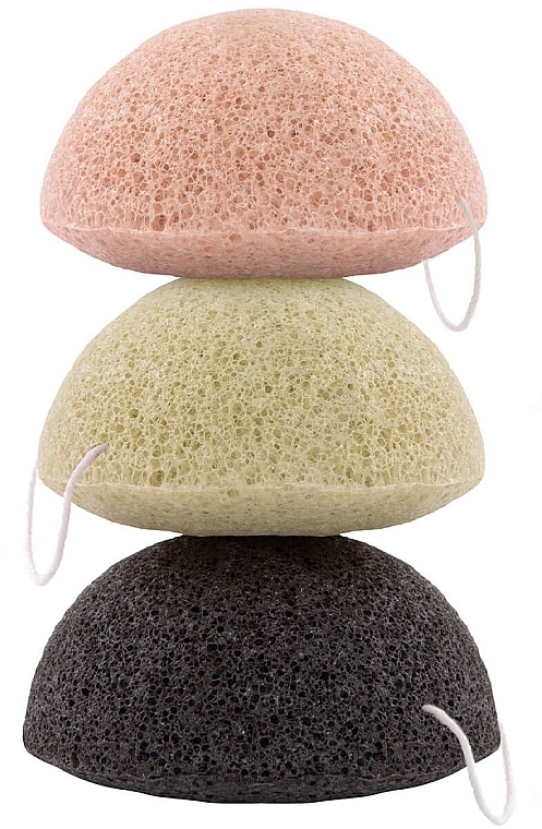 Konjac Sponge Set - Luvia Cosmetics Konjac Sponge Set Vol. 1 — photo N2