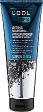 Hair & Beard Detox Shampoo-Conditioner - Cool Men Detox Carbon — photo N1