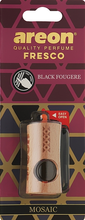 Black Fougere Air Freshener - Areon Fresco Mosaic Black Fougere — photo N1