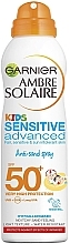 Kids Anti-Sand Sun Dry Spray - Garnier Ambre Solaire Kids Sensitive Anti-Sand Sun Cream Spray SPF50+ — photo N1