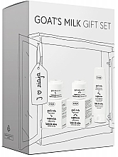 Set - Ziaja Goat Milk Gift Set (d/cr/50ml + n/cr/50ml + h/cr/80ml) — photo N1