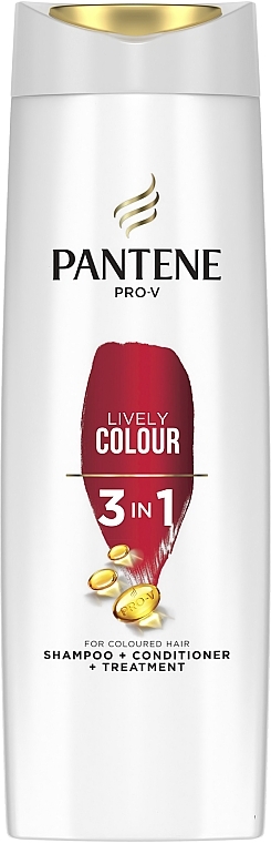 3-in-1 Colored Hair Shampoo - Pantene Pro-V Lively Colour 3in1 Shampoo — photo N8