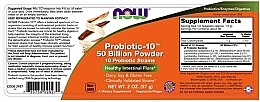 Probiotic-10, 50 billion, powder - Now Foods Probiotic-10, 50 Billion Powder — photo N22