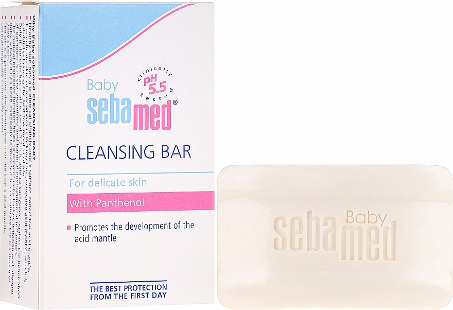 Baby Soap - Sebamed Baby Cleansing Bar — photo N1