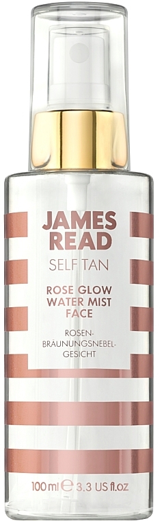 Self-Tanning Spray with Rose Water - James Read Self Tan Rose Glow Water Mist Face — photo N2
