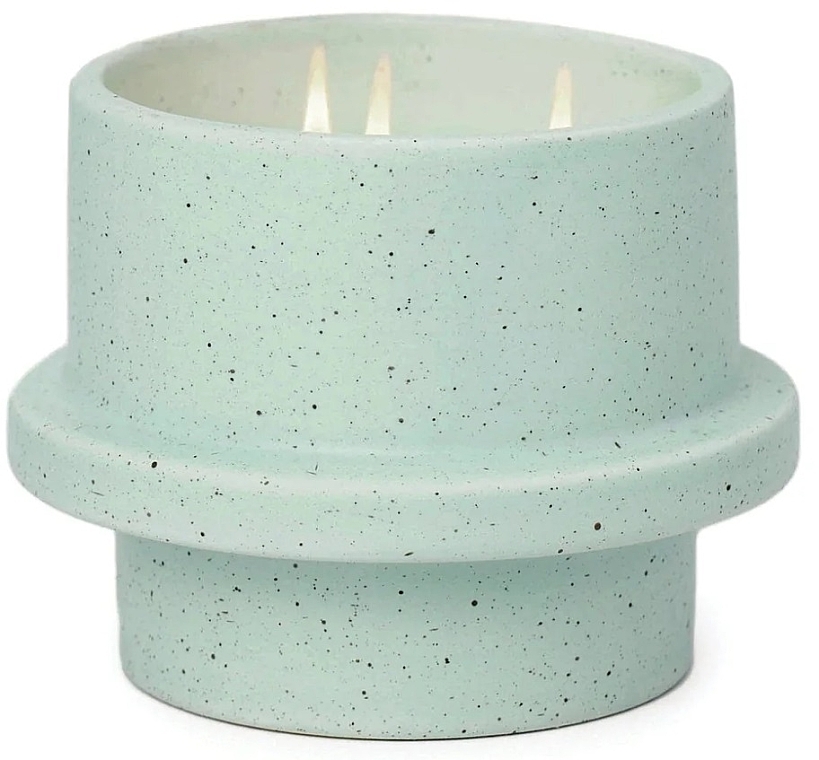 Scented Candle - Paddywax Folia Ceramic Candle Salt & Sage — photo N1