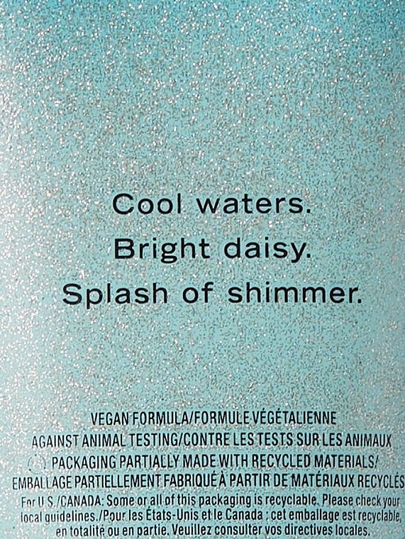 Body Shimmer Fragrance Lotion - Victoria's Secret Aqua Kiss Shimmer Body Lotion — photo N2