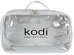 Fragrances, Perfumes, Cosmetics Cosmetic Bag 'Aquarium' with Transparent Top, silver honeycomb - Kodi Professional