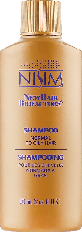 Anti Hair Loss Shampoo for Normal & Oily Hair - Nisim NewHair Biofactors Shampoo — photo N4