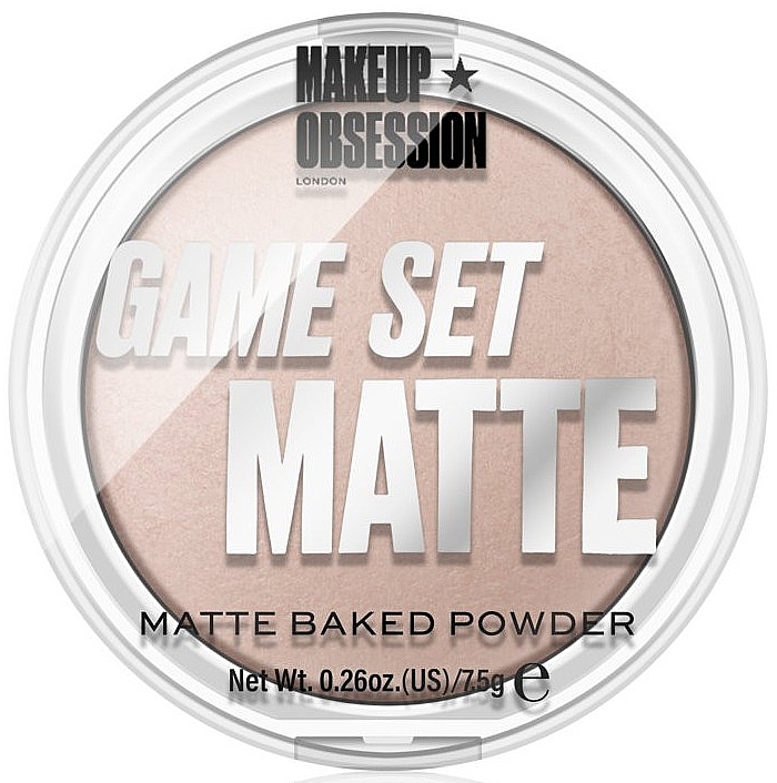 Backed Mattifying Powder - Makeup Obsession Game Set Matte — photo N1