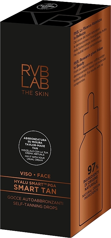 Face Self Tan - RVB LAB Smart Tan Self-Tanning Drops — photo N1