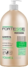 Volume Hair Shampoo - Fortesse Professional Volume & Boost Shampoo For Thin Hair — photo N2