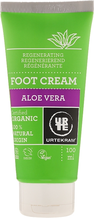 Foot Cream - Urtekram Urtekram Aloe Vera Foot Cream — photo N3