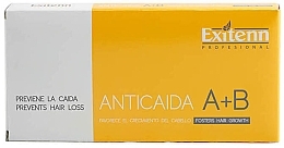 Fragrances, Perfumes, Cosmetics Anti-hair Loss Ampoules - Exitenn Professional Anticaida A+B Hair Treatment Ampoules