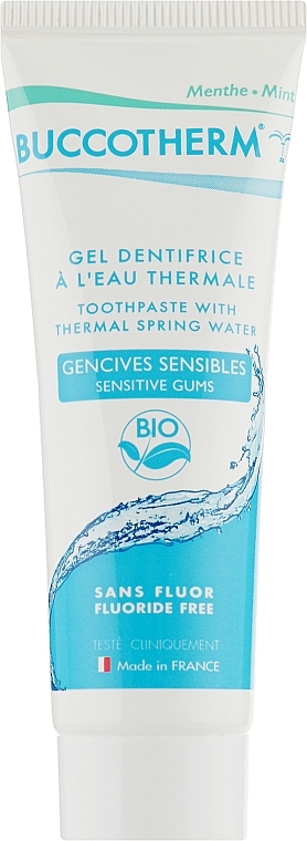 Organic Oral Care Thermal Water Gel "Sensitive Gums", fluoride-free - Buccotherm — photo N1