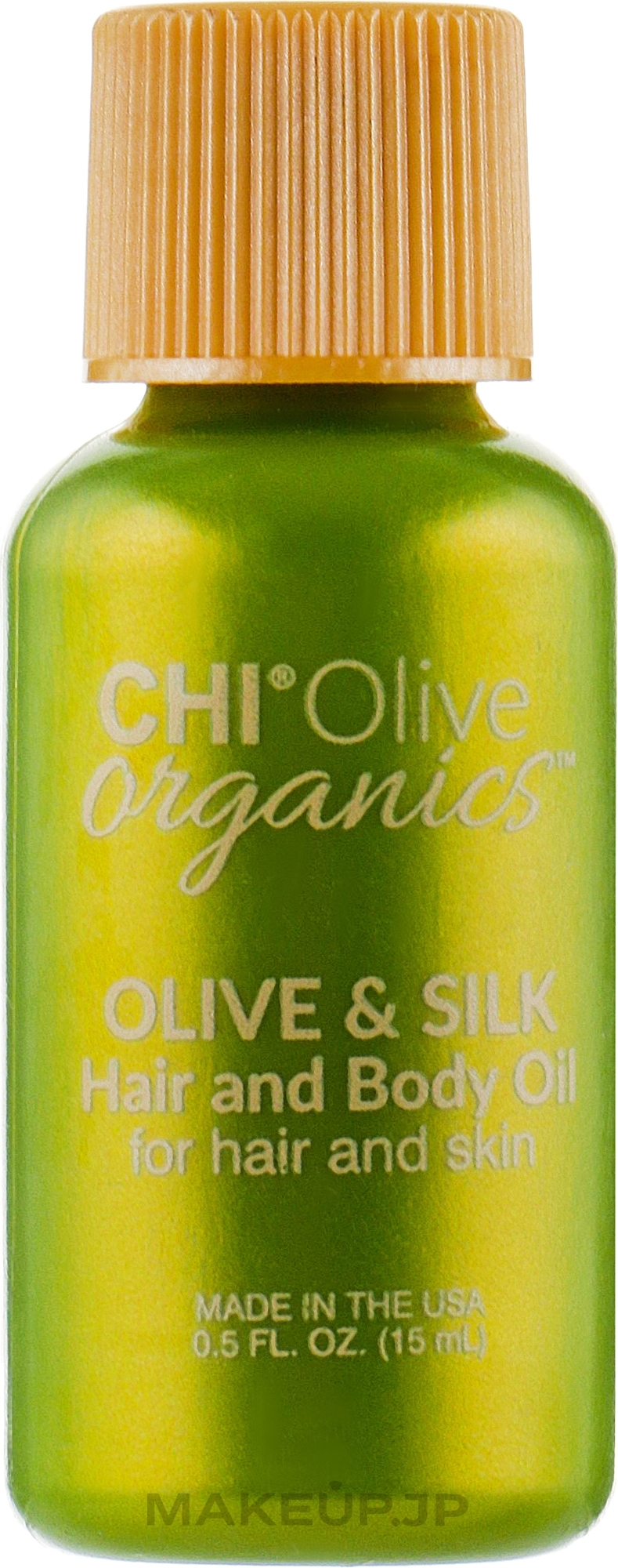 Hair & Body Silk Oil - Chi Olive Organics Olive & Silk Hair and Body Oil — photo 15 ml