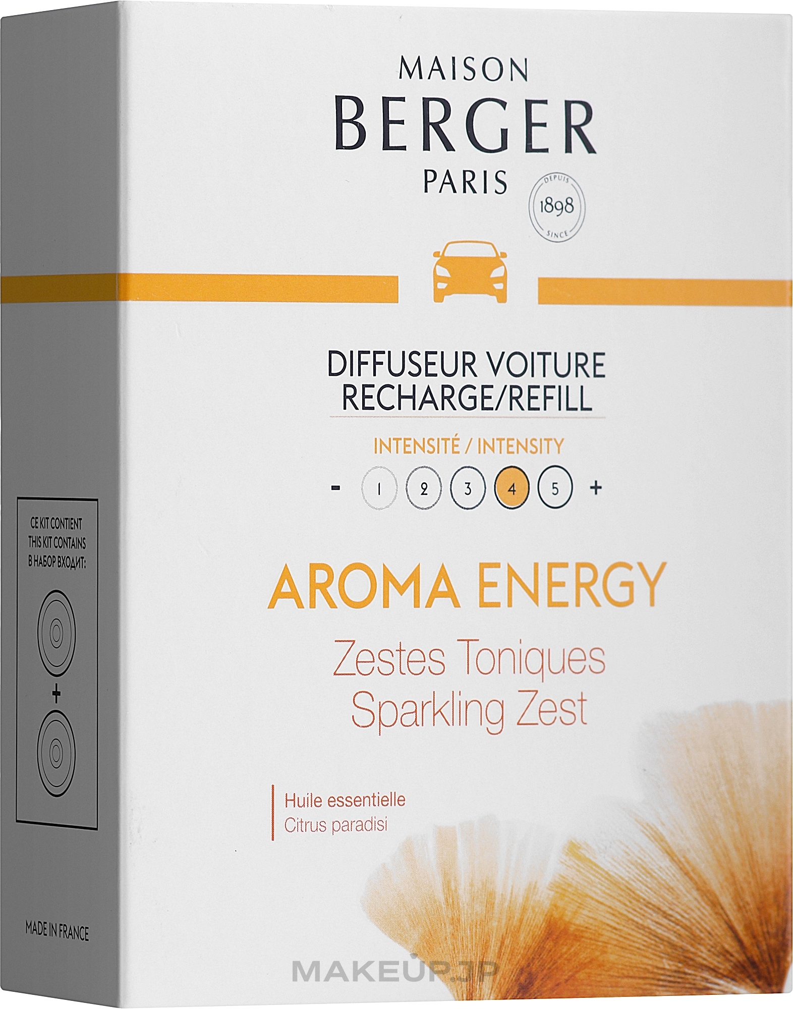Maison Berger Aroma Energy - Car Air Freshener (refill) — photo 2 szt.