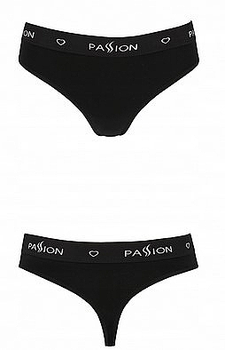 Sport Thong Panties, black - Passion — photo N2
