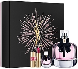 Fragrances, Perfumes, Cosmetics Yves Saint Laurent Mon Paris - Set (edp/90ml + edp/7.5ml + lipstick/ 1.6g)