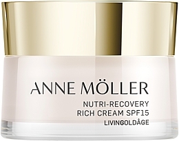 Fragrances, Perfumes, Cosmetics Face Cream SPF15 - Anne Moller Livingoldage Nutri Recovery Rich Cream spf15