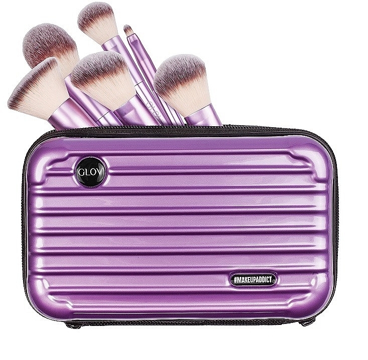 Makeup Brush Set in Case, 6 pcs - Glov Hollywood Collection — photo N5