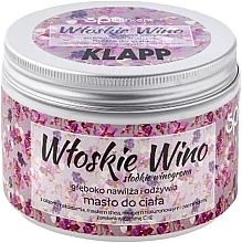 Fragrances, Perfumes, Cosmetics Body Butter 'Italian Wine' - Klapp Spa Concept