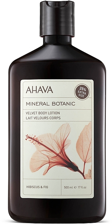 ボディローション、ハイビスカス＆フィグ - Ahava Mineral Botanic ベルベット ボディ ローション ハイビスカス&イチジク — photo N1