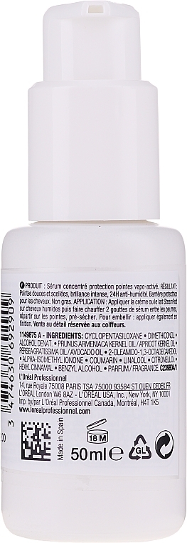 Damaged Hair Serum - L'Oreal Professionnel Steampod Protecting Concentrate Beautifying Ends — photo N2