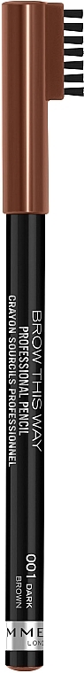 Brow Pencil - Rimmel Brow This Way Professional Eyebrow Pencil — photo N1