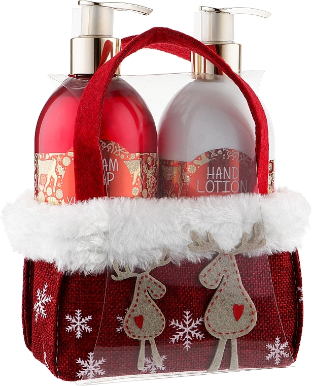 Set - Vivian Gray Red Chistmas (soap/250ml + h/lot/250ml) — photo N1