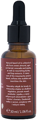 Beard & Mustache Oil - Hagi Men Whiskey Barber Oil — photo N3