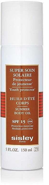 Body Sunscreen Oil Spray - Sisley Super Soin Solaire Summer Body Oil SPF15 — photo N1