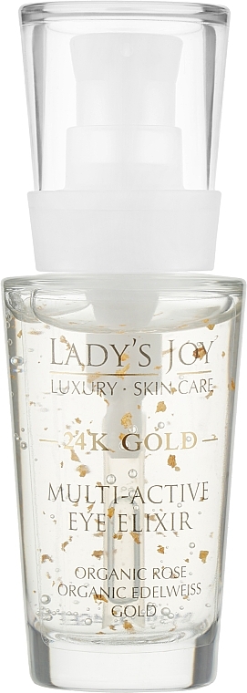 Eye Contour Elixir - Bulgarian Rose Lady's Joy Luxury 24K Gold Multi-Active Eye Elixir — photo N2